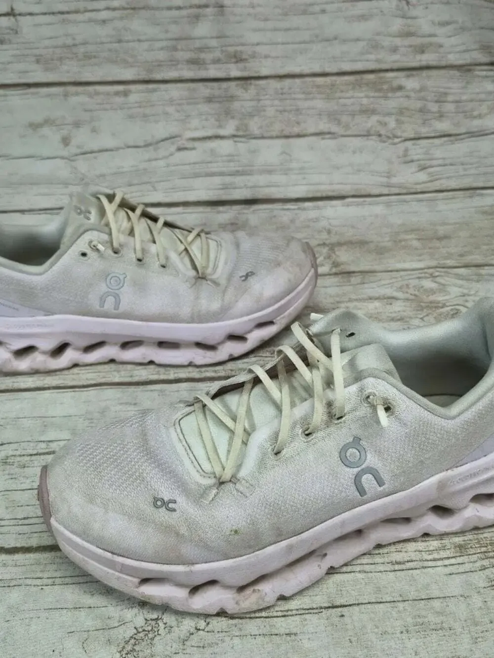 On Cloudsurfer Running Shoes Light Pink Rose CloudTec Phase Womens 8.5